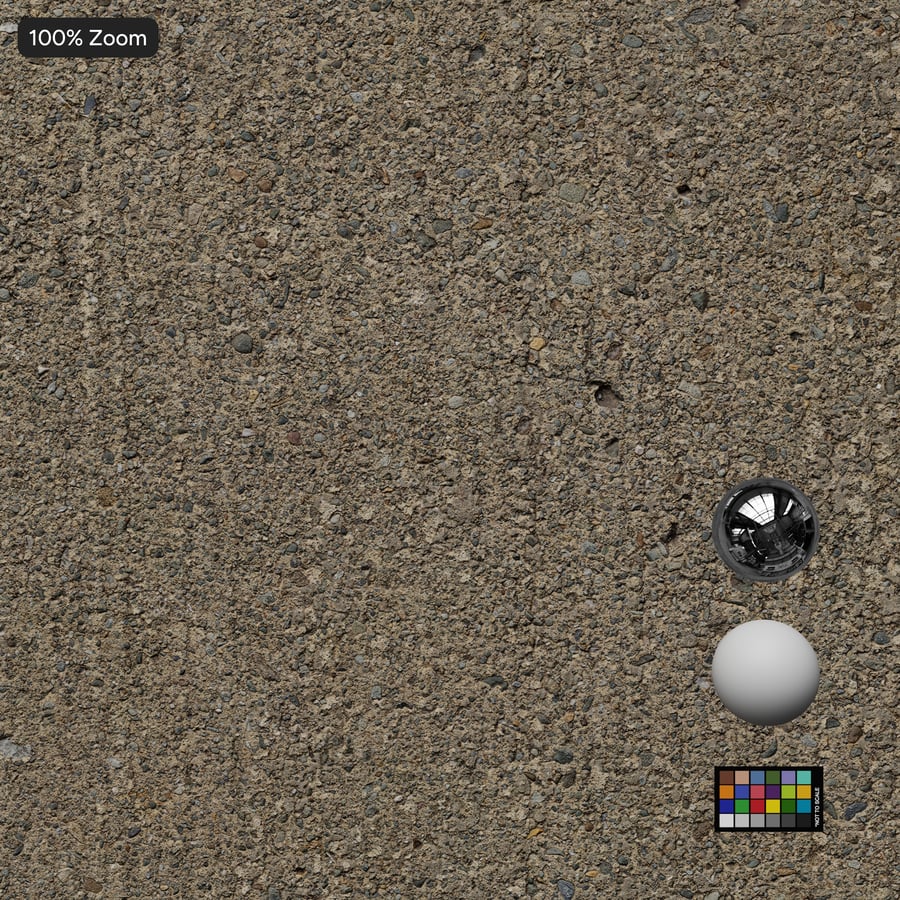 Aggregate Broom Finish Concrete Ground Texture