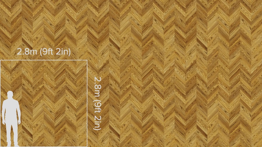 Darker Chevron Pattern Ash Wood Flooring Texture