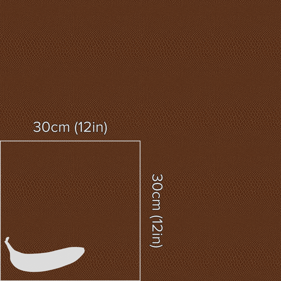 Faux Lizard Skin Leather Texture, Brown