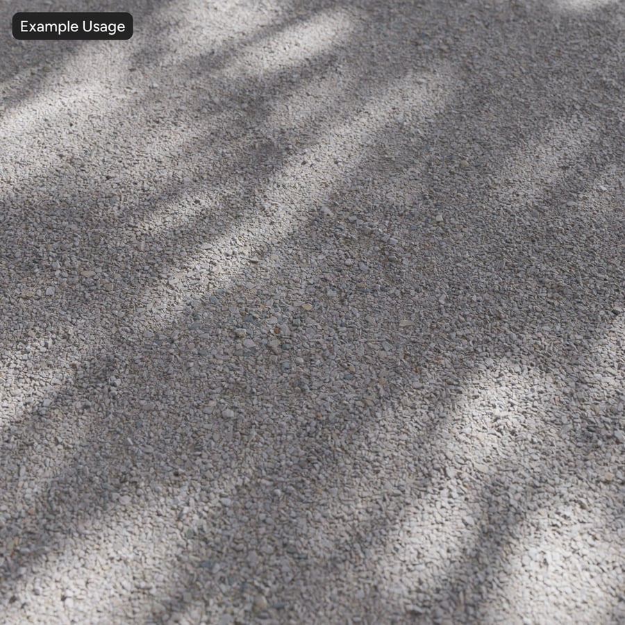 Compacte, fragmentarische grindstructuur