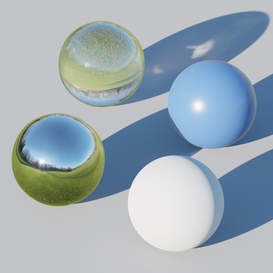 Футбольне поле Clear Winters Day Outdoor HDRI
