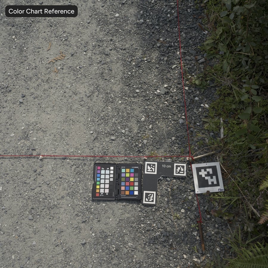 Textura de estrada de terra com cascalho