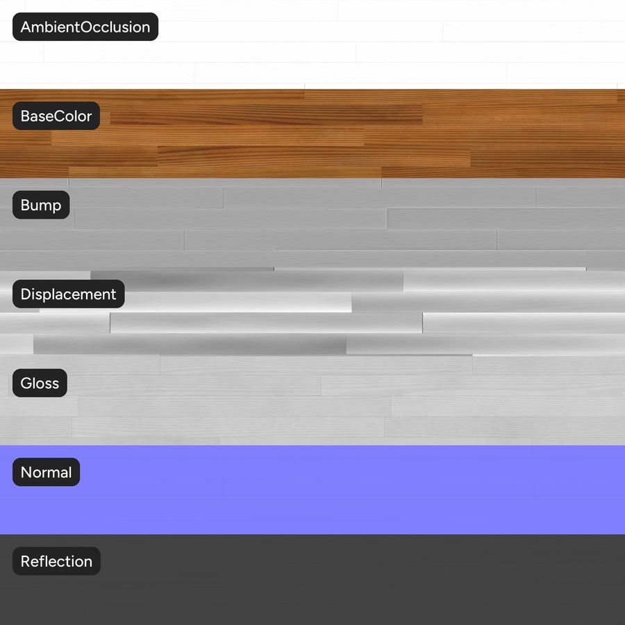 Teak Wood Board Texture, Tan