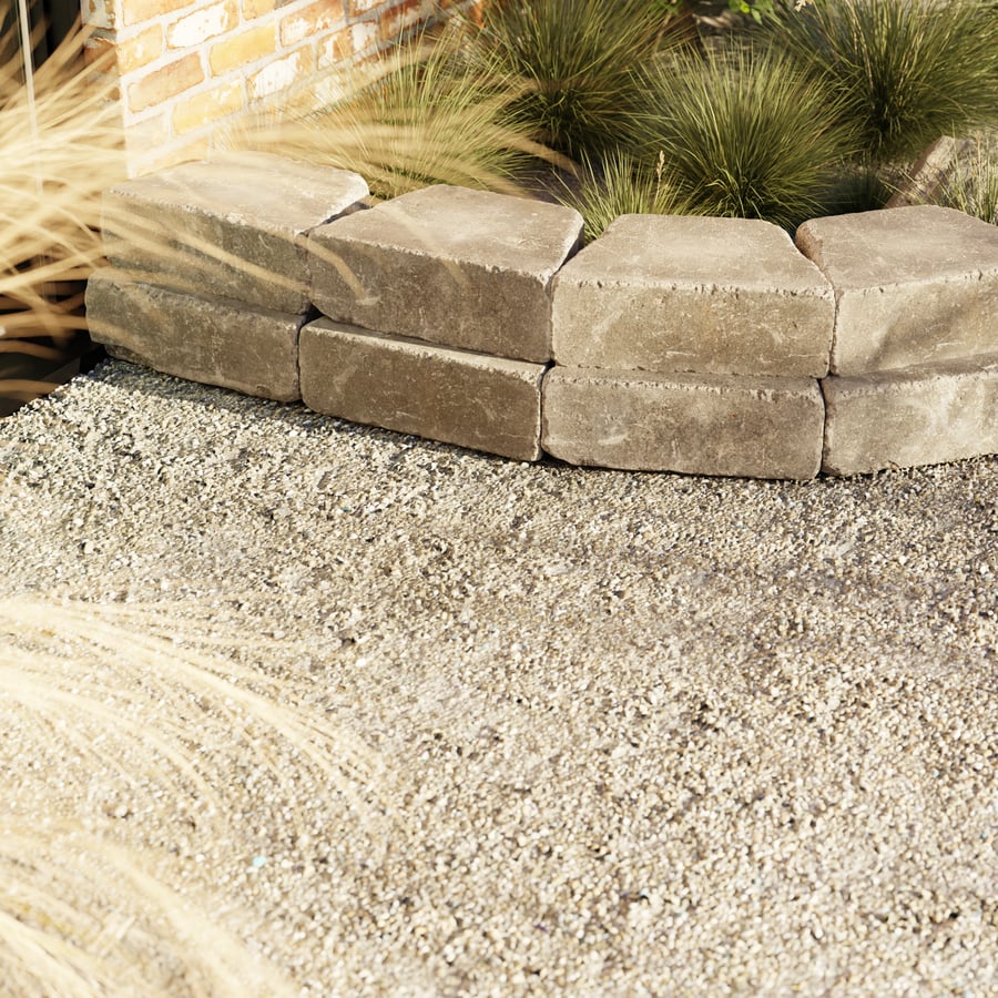 Modelos de blocos para muro de contenção Graystone