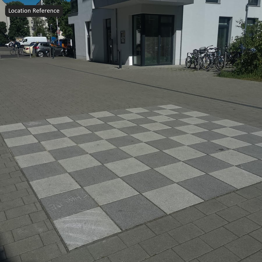 Square Checkerboard Paver Textúra, Fehér és szürke