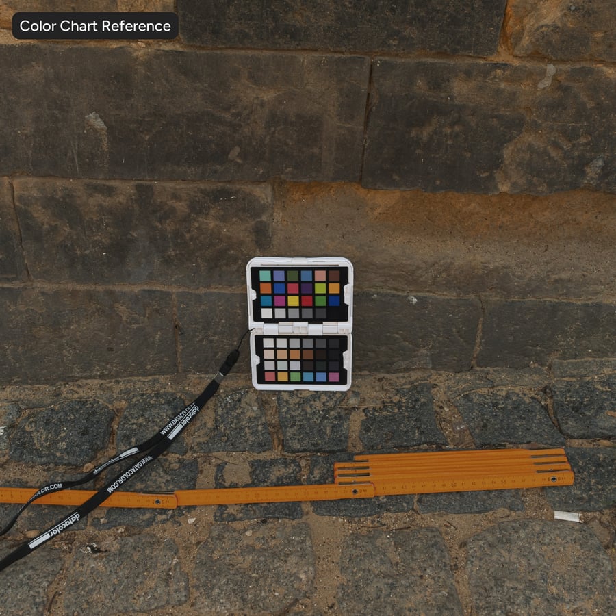 Old Spalled Stone Block Wall Texture