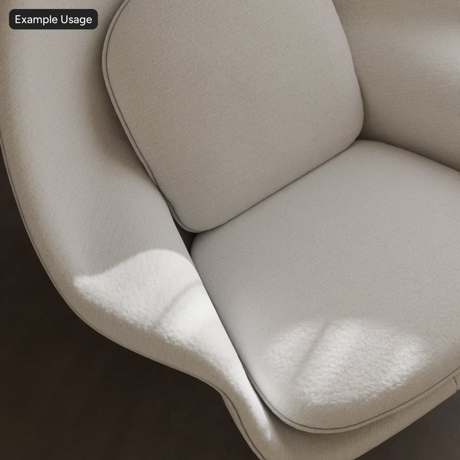 Textura de tecido de feltro macio, branco