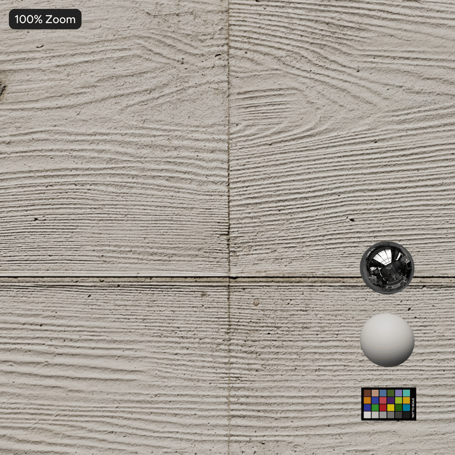 Board Form Wood Patterned Concrete Wall Texture