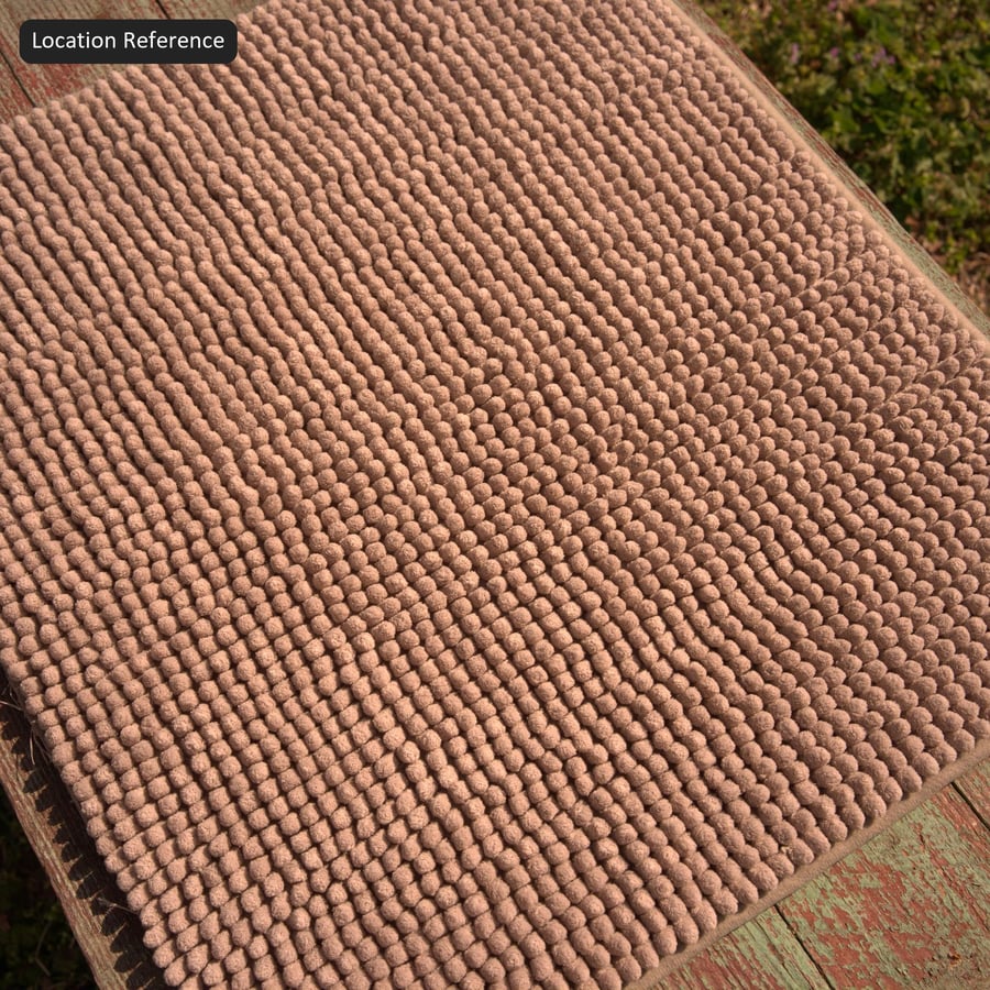 Chenille Noodle Pile Fabric Texture, Dusty Blush