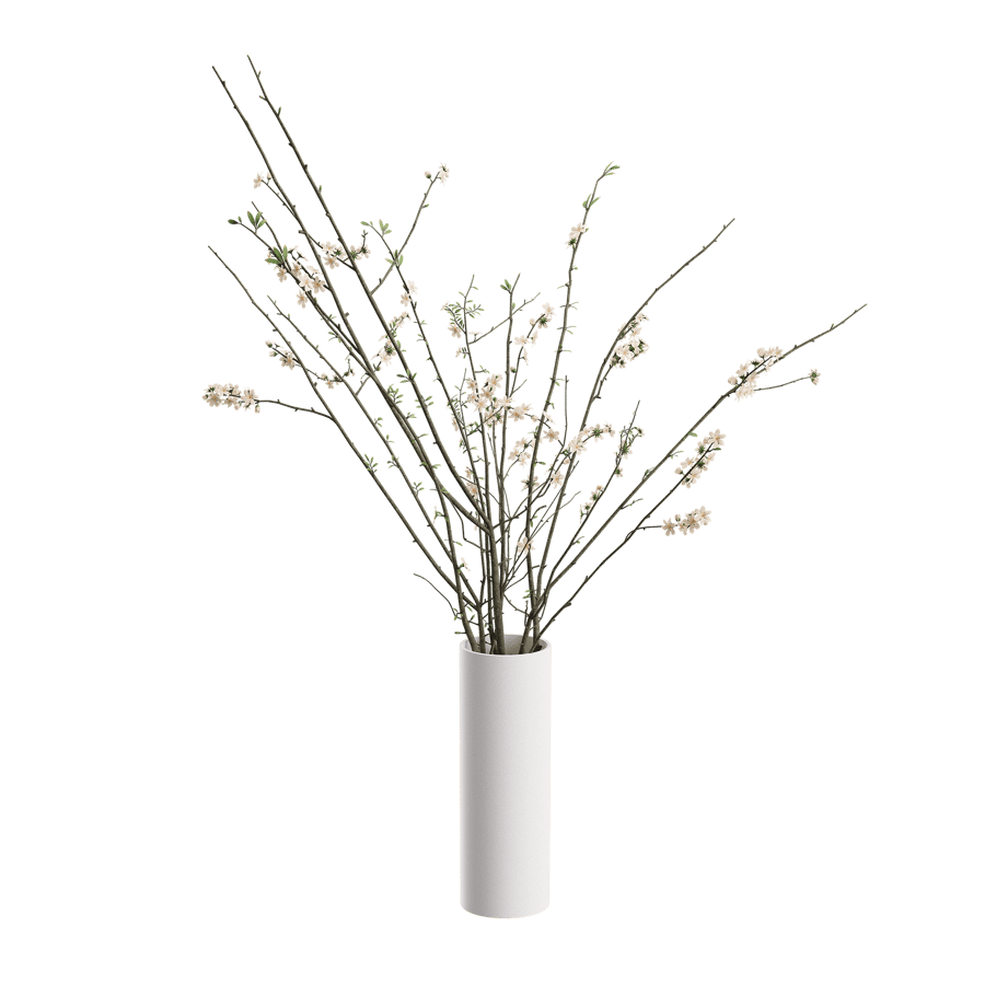 Flowering Twigs Vase Model