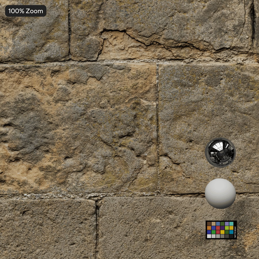 Old Stone Block Wall Texture