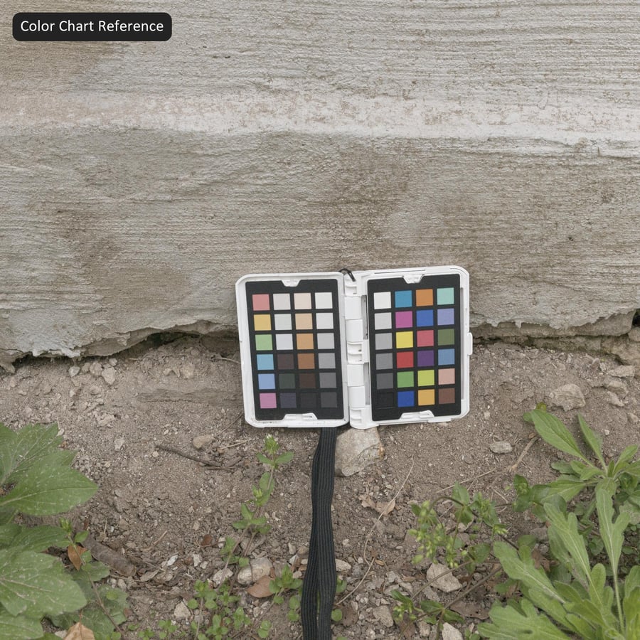 Textura de parede de concreto com acabamento de espátula pintada, branca