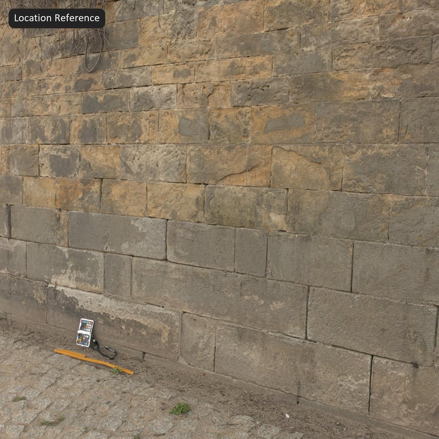 Kihullott kőtömb fal textúra