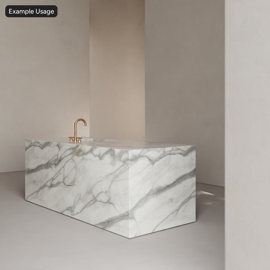 Polished Marble Stone Texture, Gray Whisper