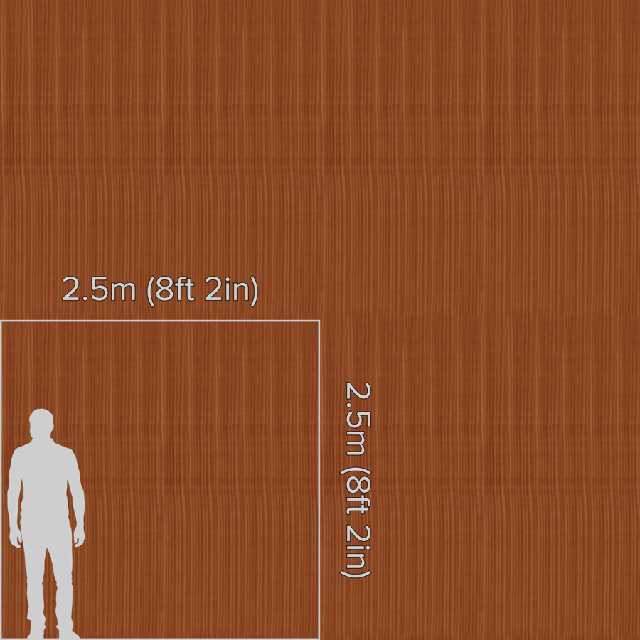 Slip Match Sapele Wood Veneer Texture