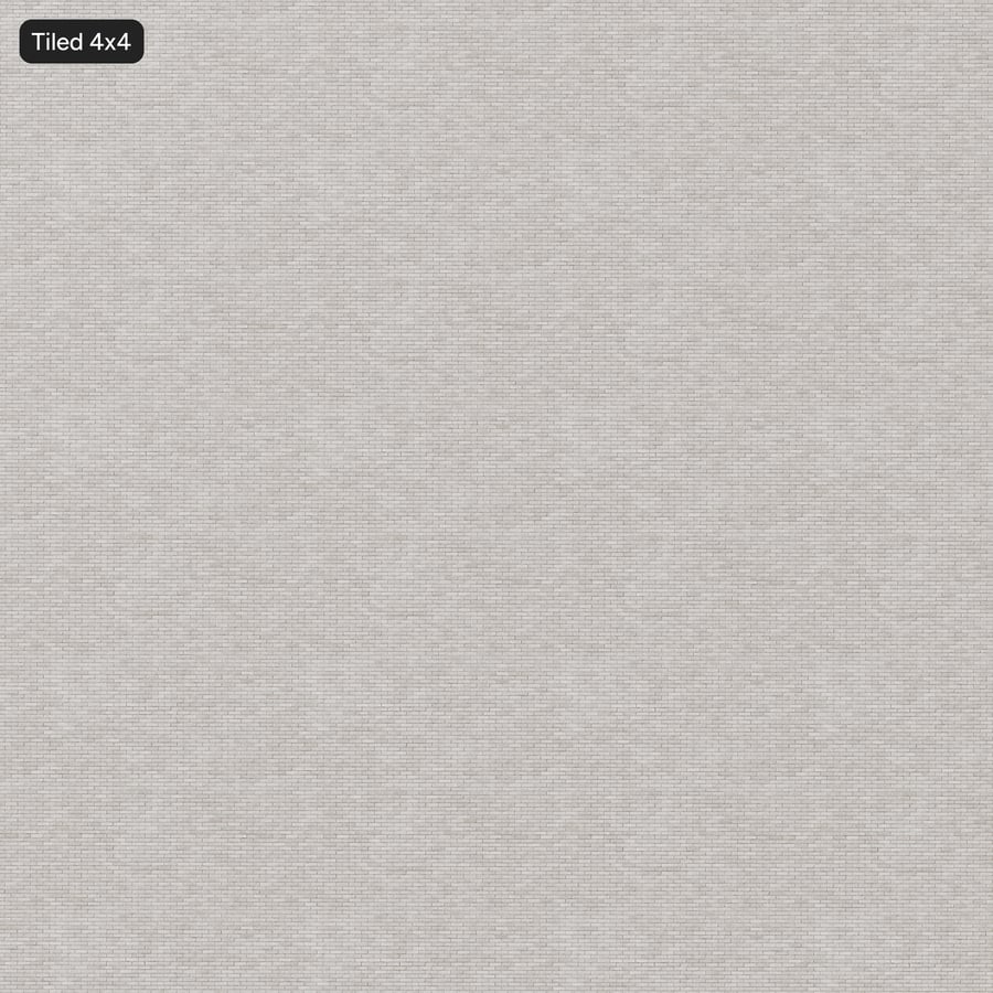 Smooth Running Bond Brick Wall Texture, Grey