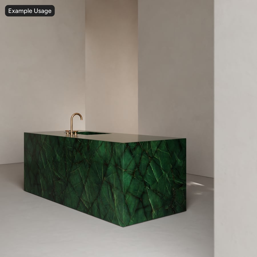 Verde Guatemala Marble Polished Stone Texture, Forest Green