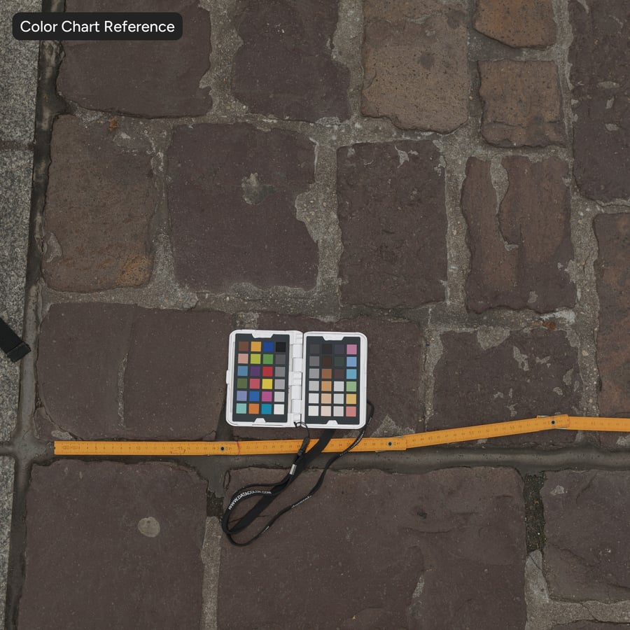 Worn Irregular Cobblestone Paver Texture