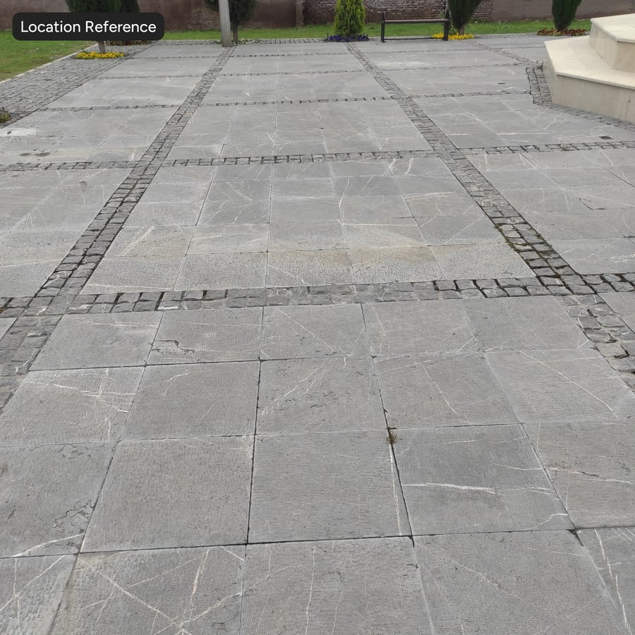 Cobblestone with Stone Floor Texture