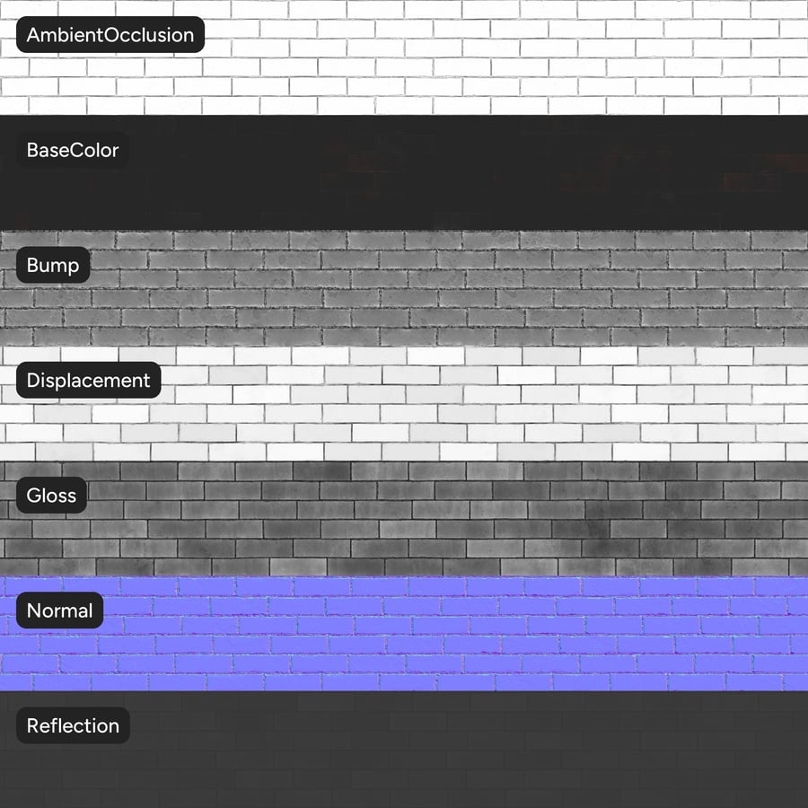 Textura de tijolo pintado com padrão em fila dupla, preto