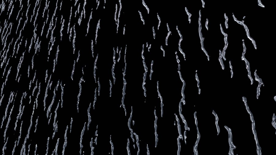 Textura de Raios de Chuva