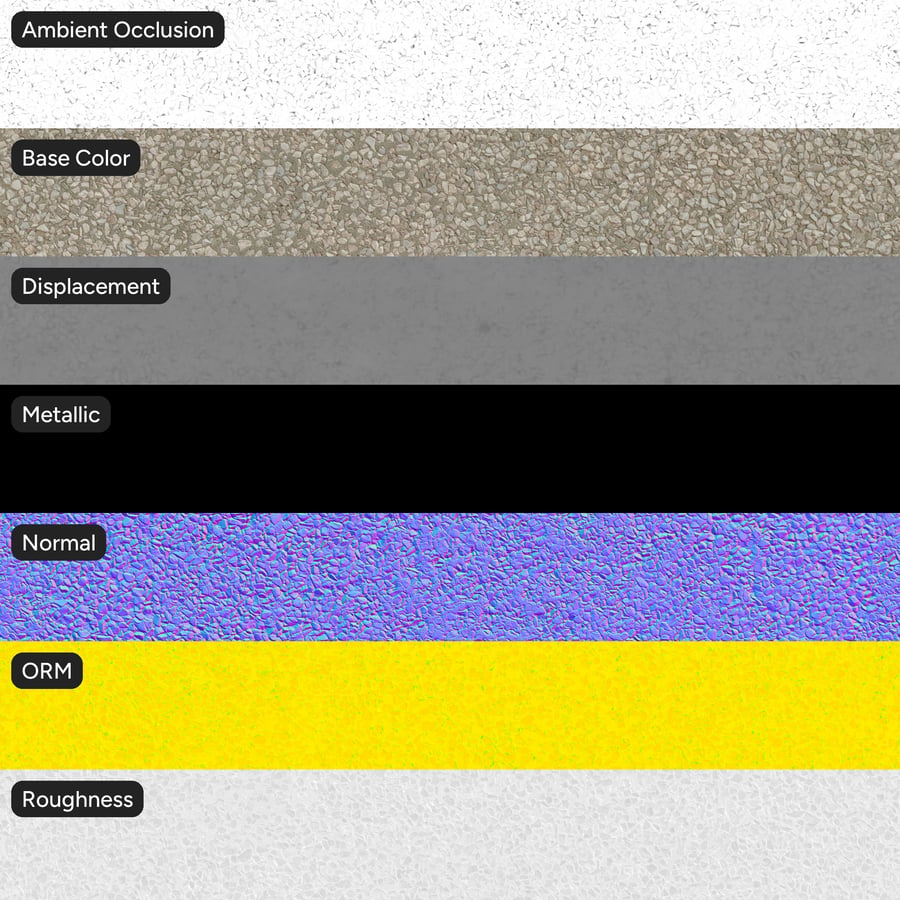Texture tường bê tông cốt liệu, màu be