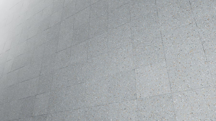 Matte Standard Terrazzo Tile Texture, Grey