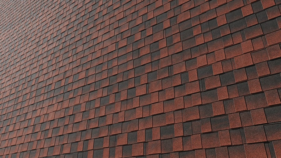 Gradient Cement Roof Tiles Texture, Orange