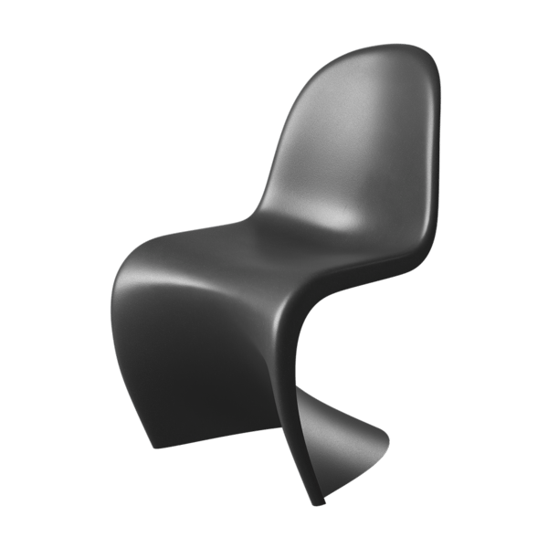 Replica Verner Warp Stacking Chair Model, Black