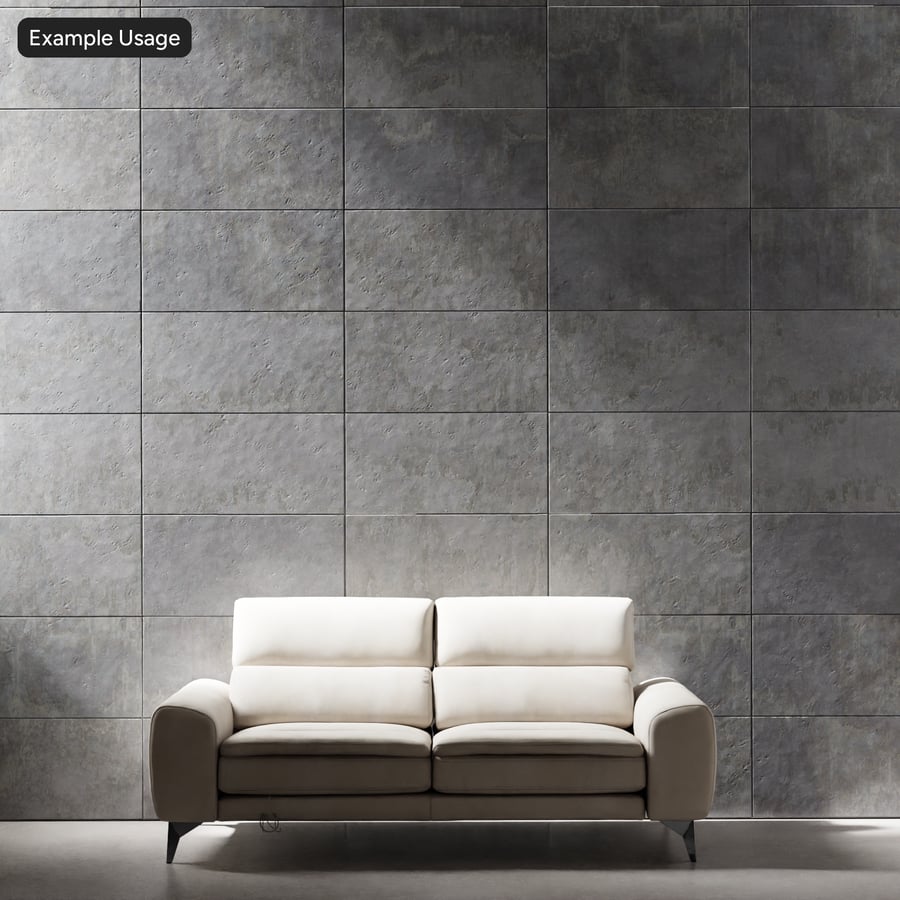 Textura de painel metálico retangular desgastado