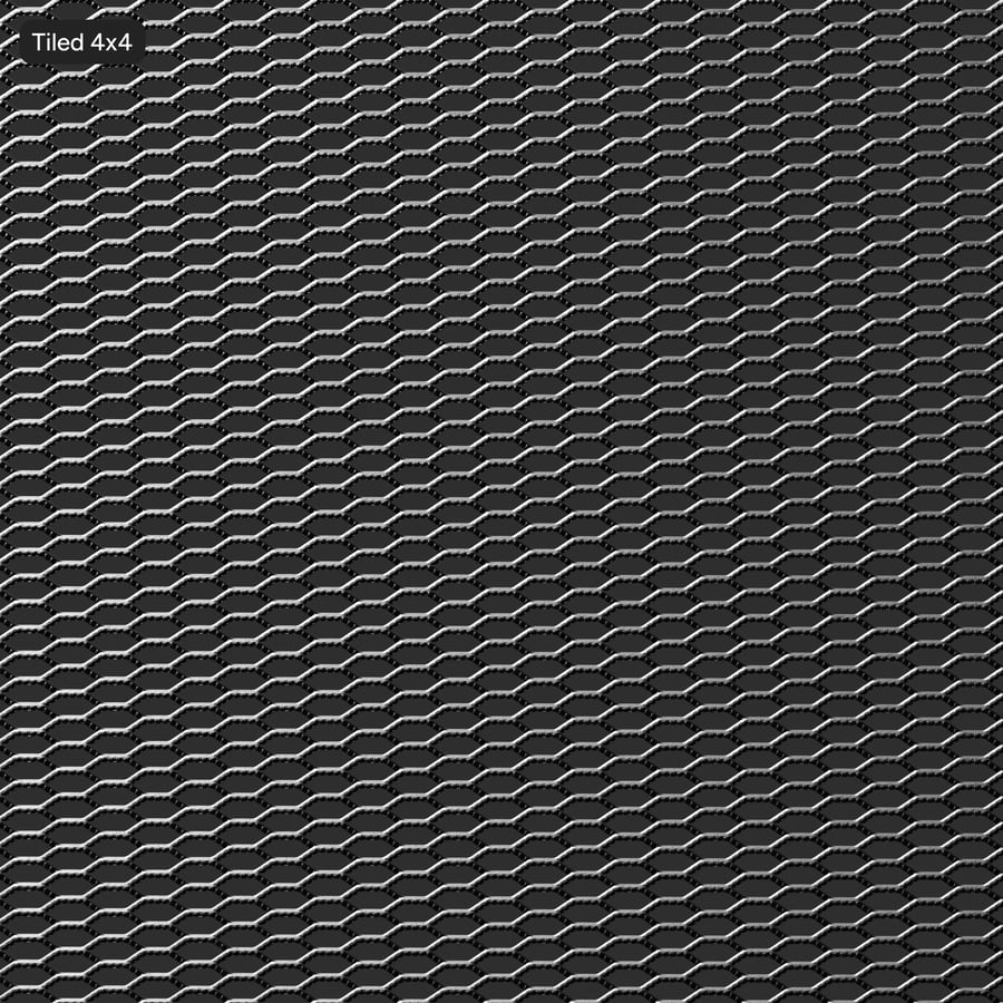Perforated Grate Metal Texture
