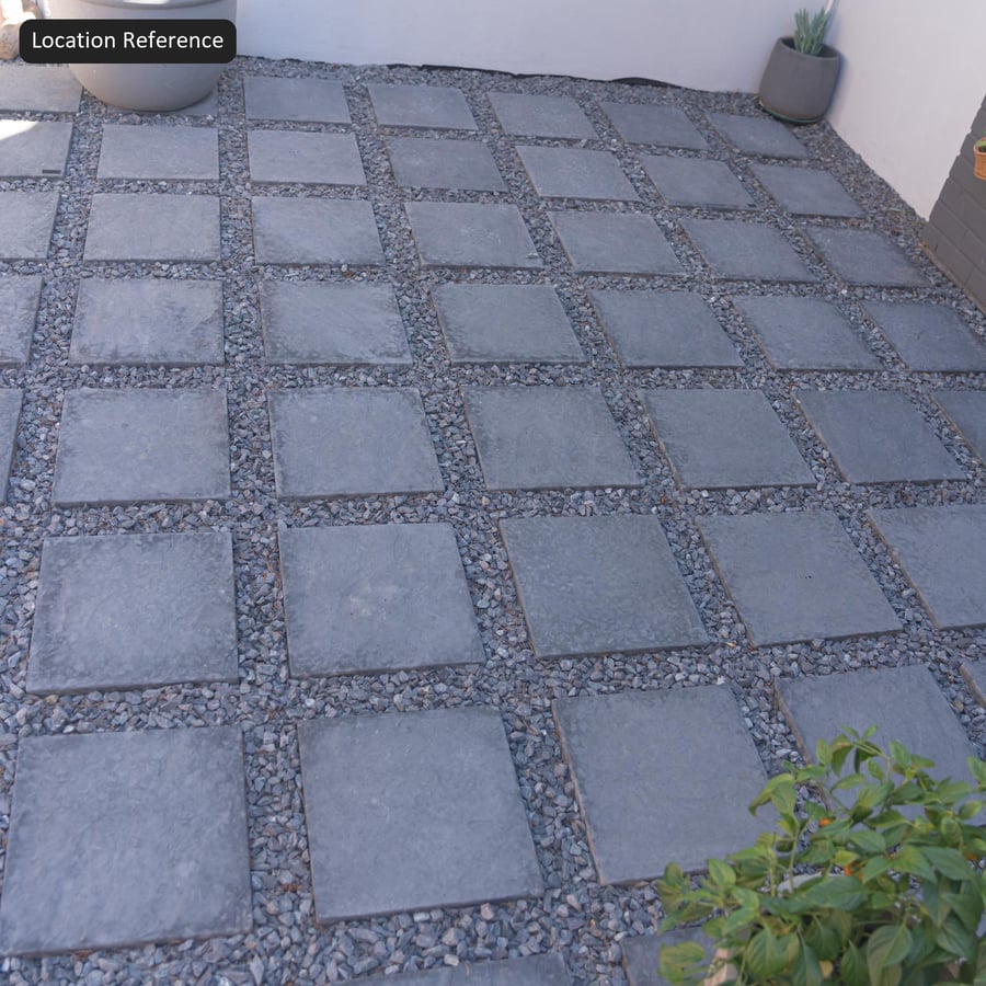 Quadratische Steinplatten-Textur, Dunkelgrau