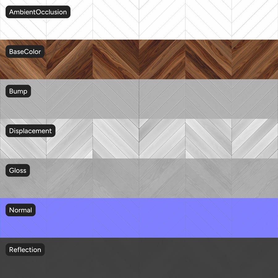 Textura de tábua de madeira Chevron Walnut, âmbar