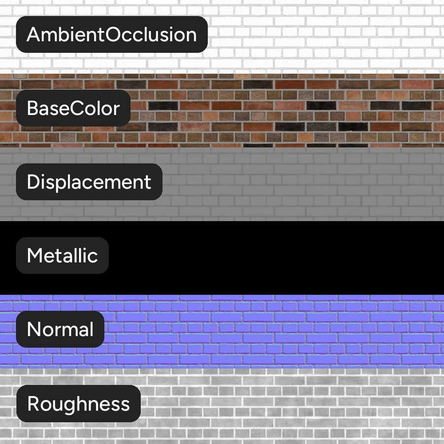Heritage English Bond Brick Wall Texture, Multicolored