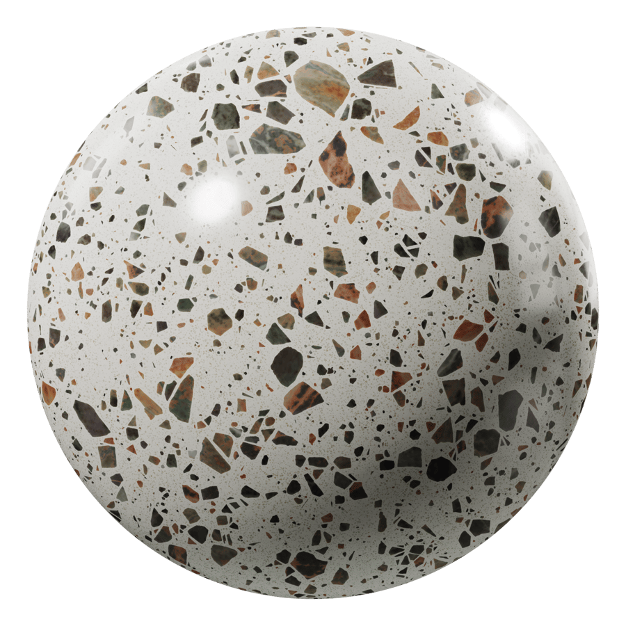 Palladiana Autumn Terrazzo Texture, White