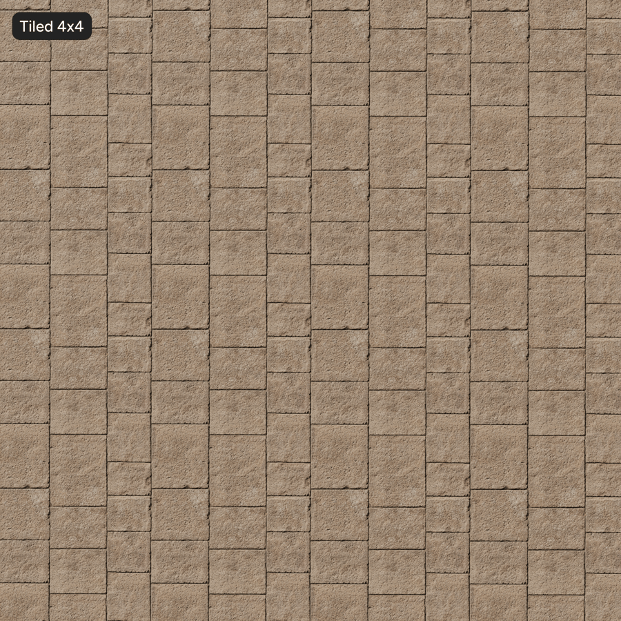 Textura desgastada quadrada com padrão de assentamento em linha reta, bege