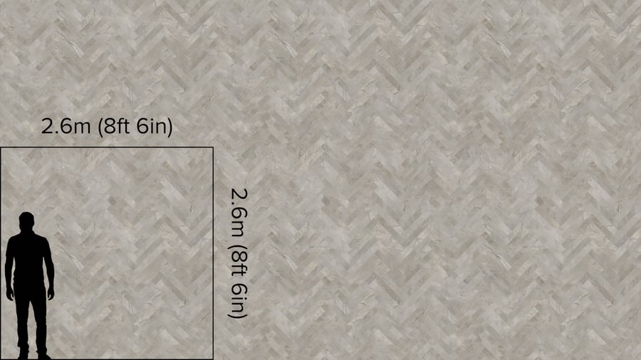 Textura de azulejo mate em mármore em espinha, cinzento prateado