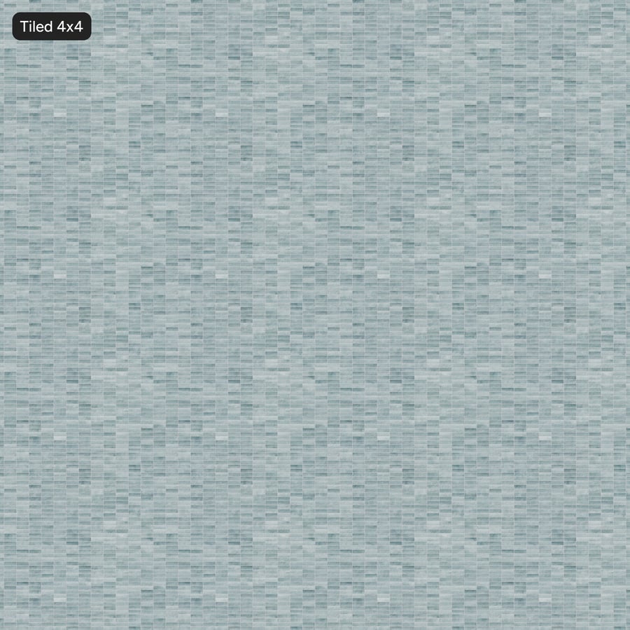 Rectangular Zellige Glossy Tile Texture, Powder Blue