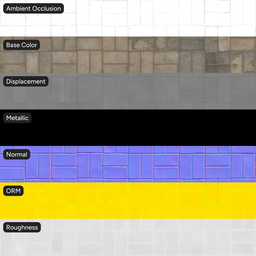 Texture de pavés en pierre ancienne, gris