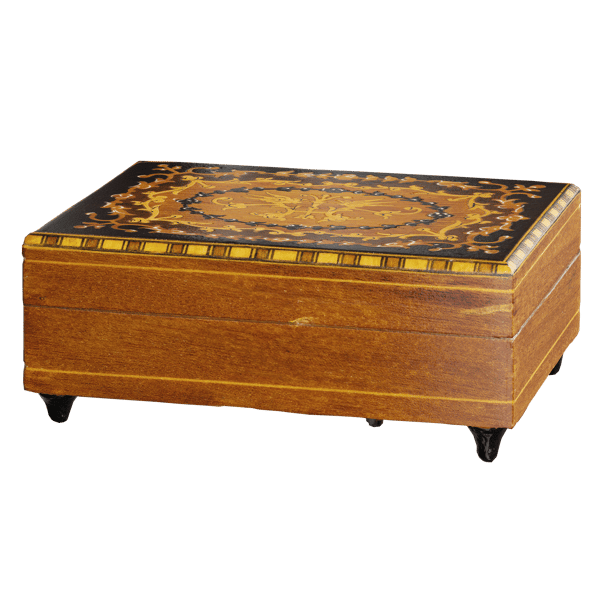 Antique Wooden Box Model
