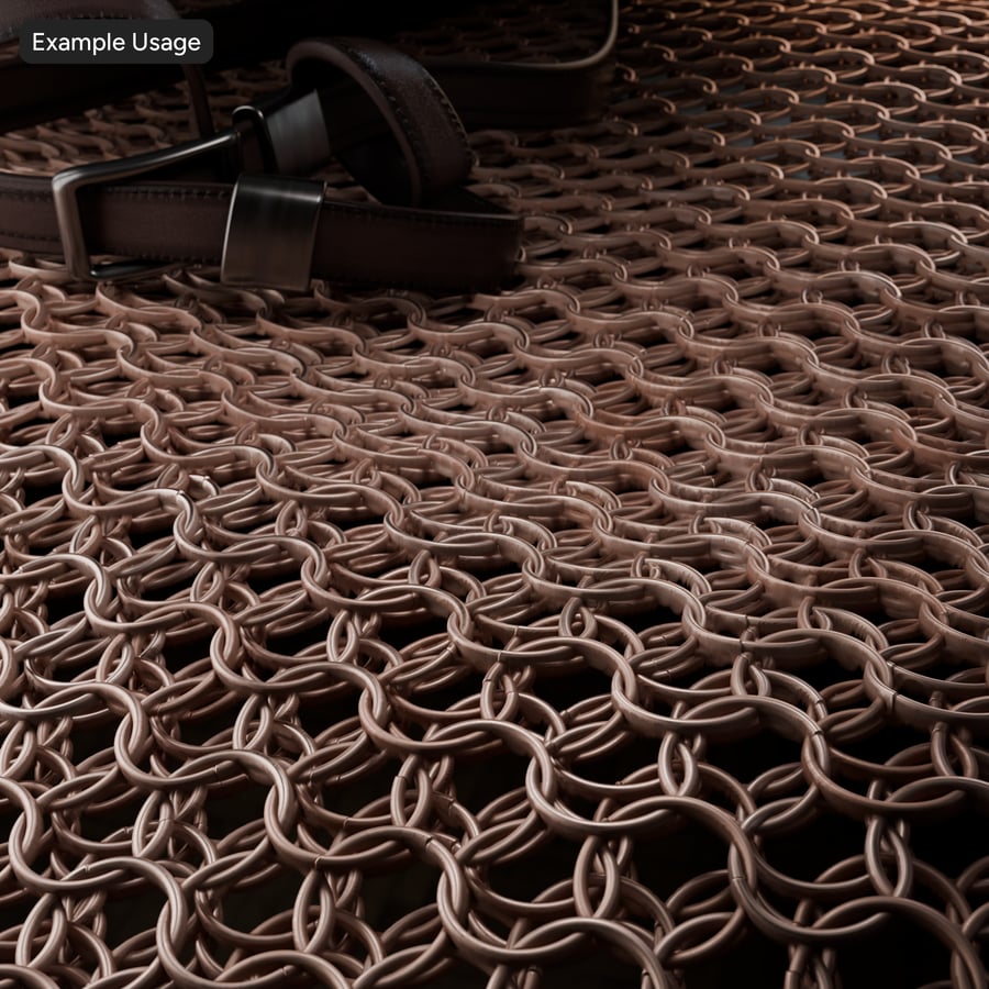 Thin Chainmail Copper Texture