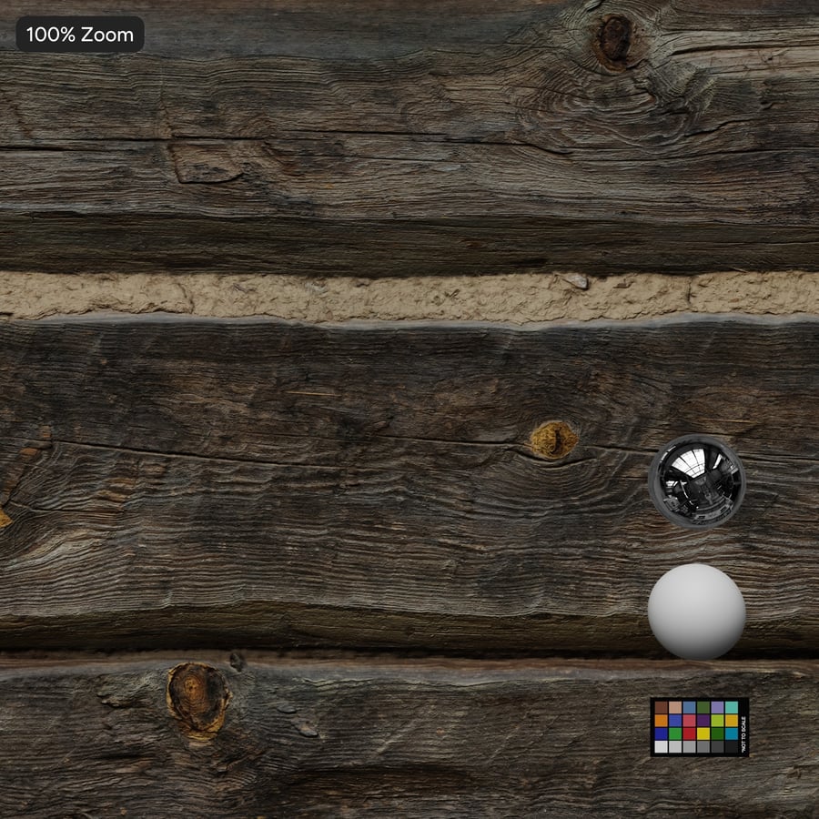 Texture murale du bardage en rondins de bois usés