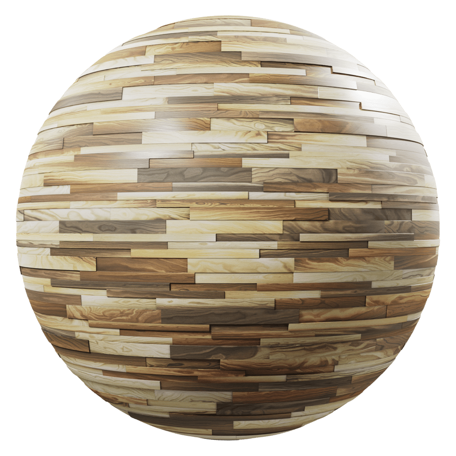 Teak Mosaic Wood Board Texture