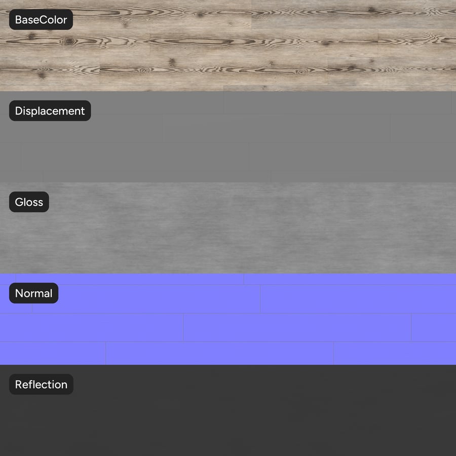 Thick Dirty Ash Wood Board Texture, vit