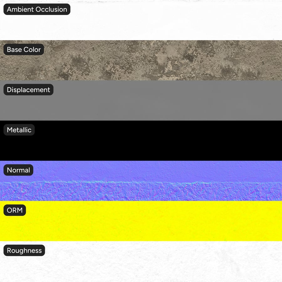 Wandtextuur van verweerd pleisterwerk