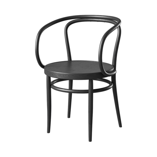 Réplique du modèle de chaise Thonet 209, noir