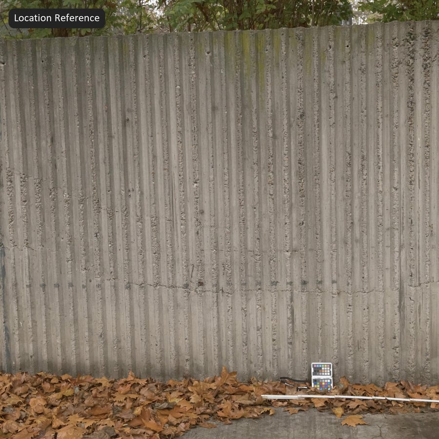 Kết cấu tường bê tông có rãnh thô