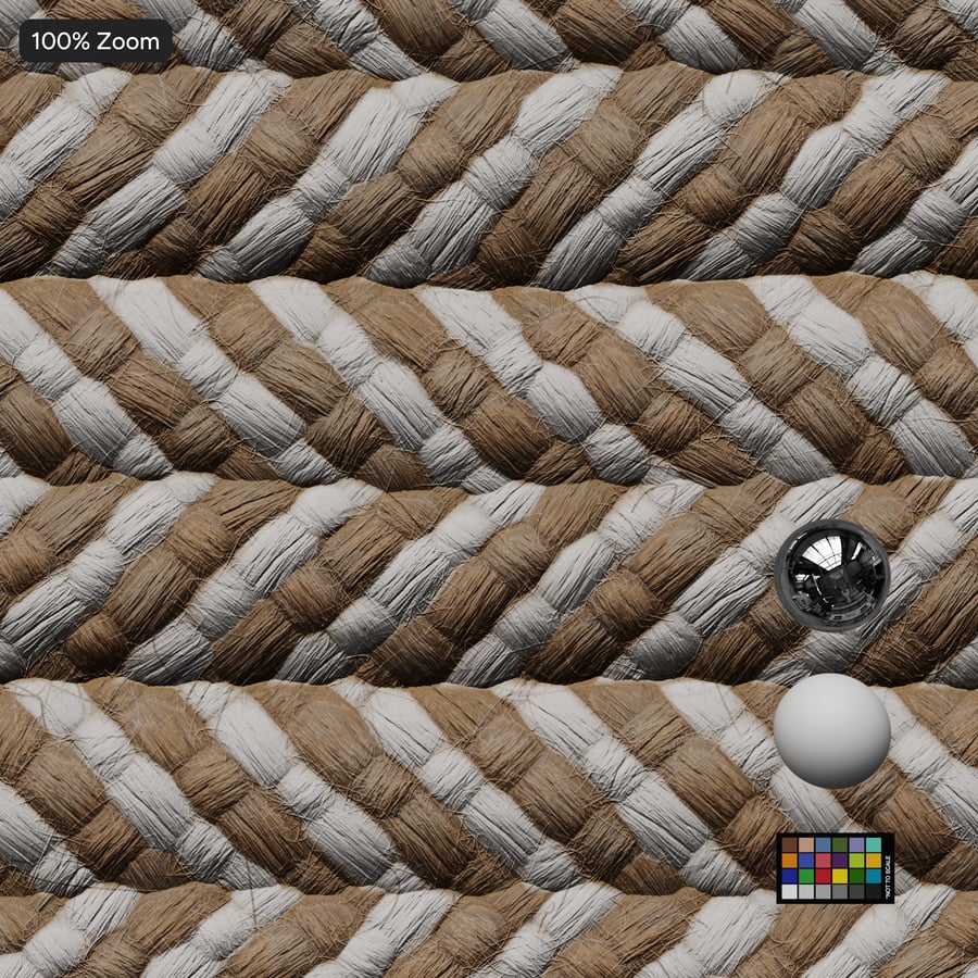 Textura de juta Chevron, castanho arejado