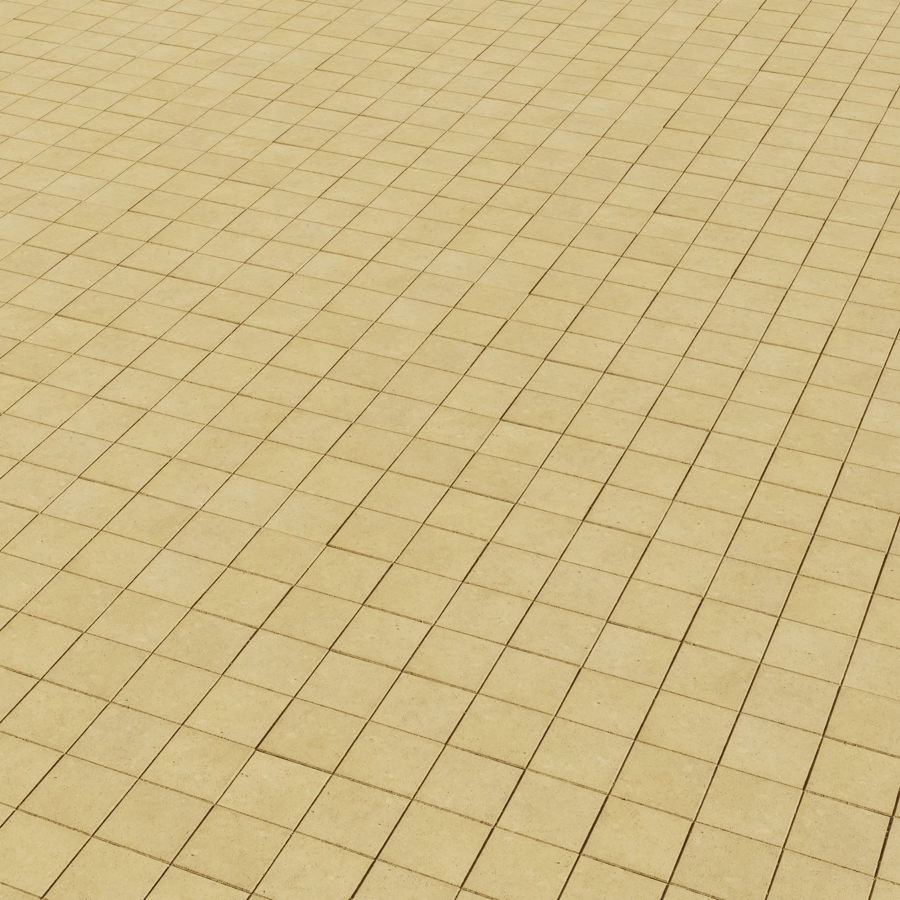 Square Concrete Paving Texture, Yellow