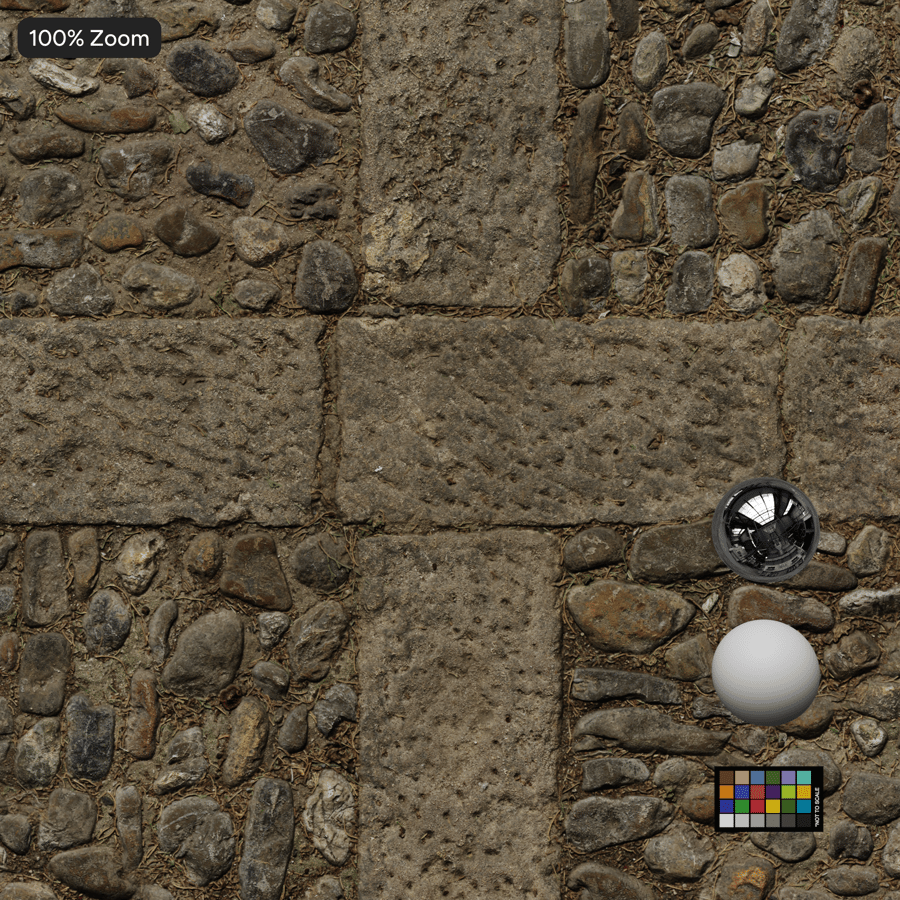 Textura de calçada de paralelepípedo com grade de blocos de pedra